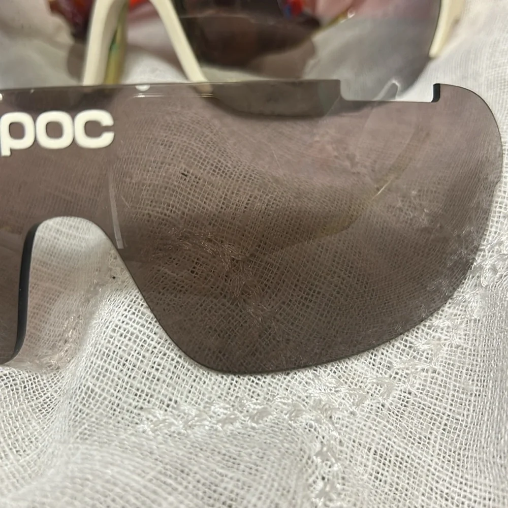 POC sport sunglasses with interchangeable lenses